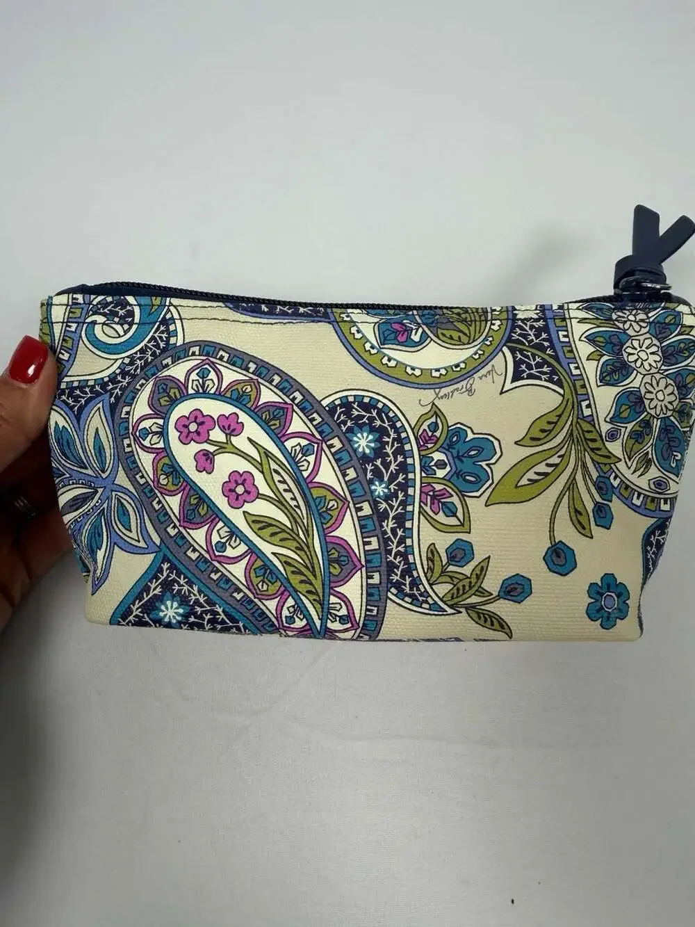 Vera Bradley Paisley Print Cosmetic Makeup Pouch